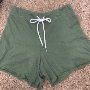 Aerie Green Shorts